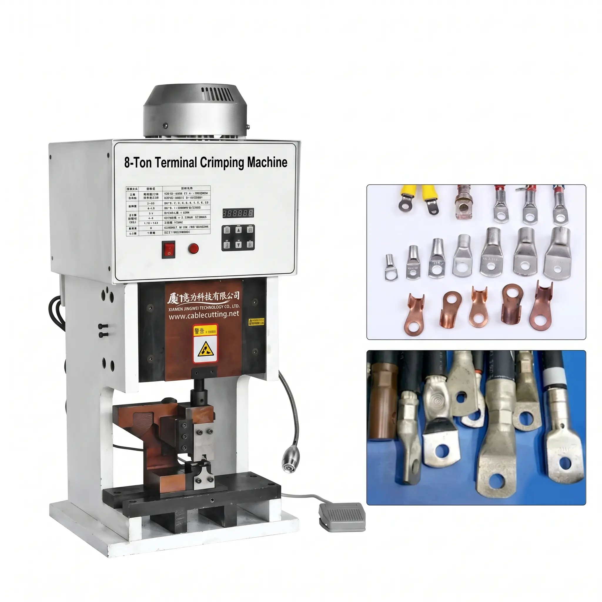 Mute Terminal Crimping Machine WPM-8000S