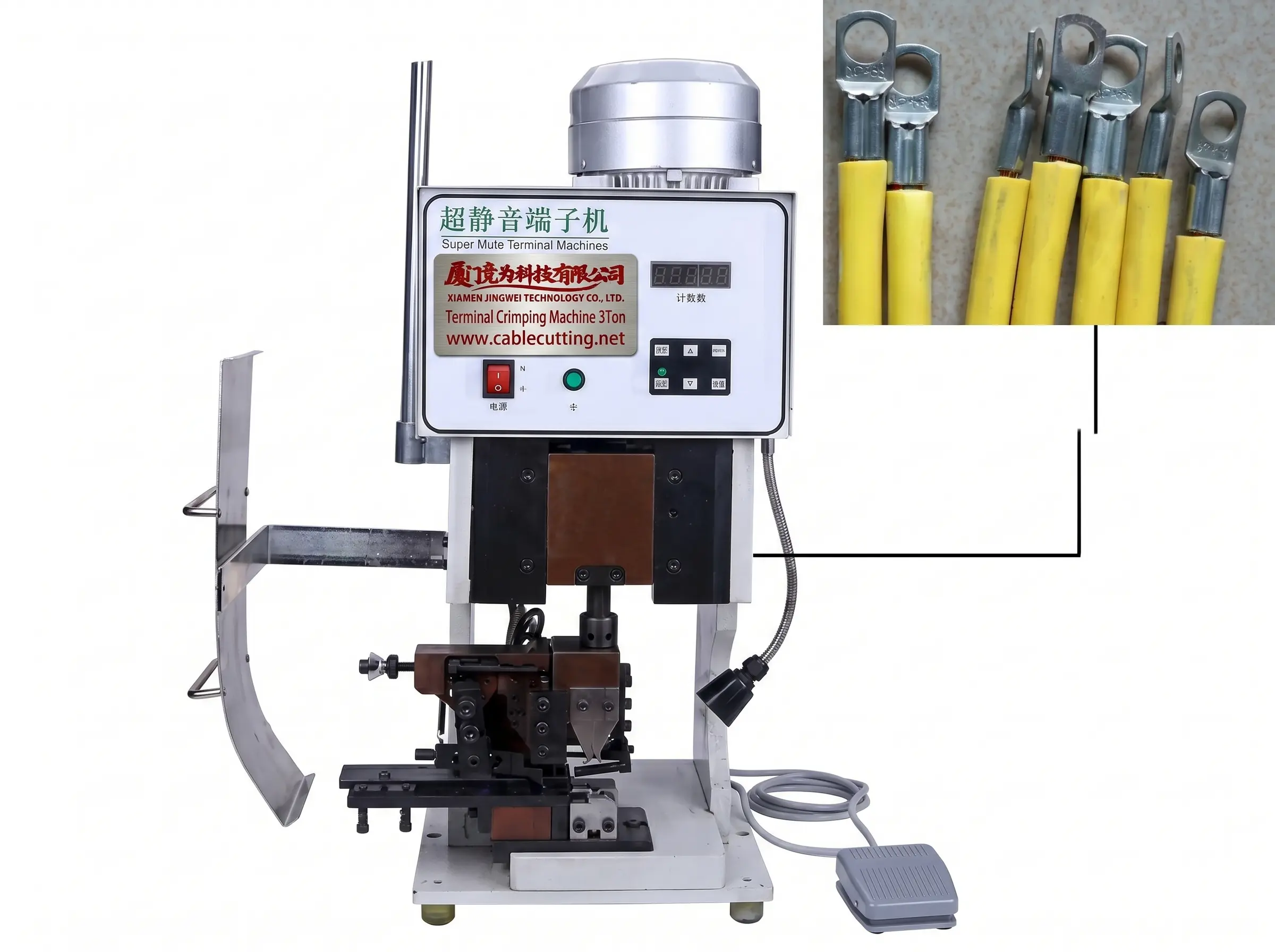 Semi-Auto Mute Terminal Crimping Machine WPM-3000S