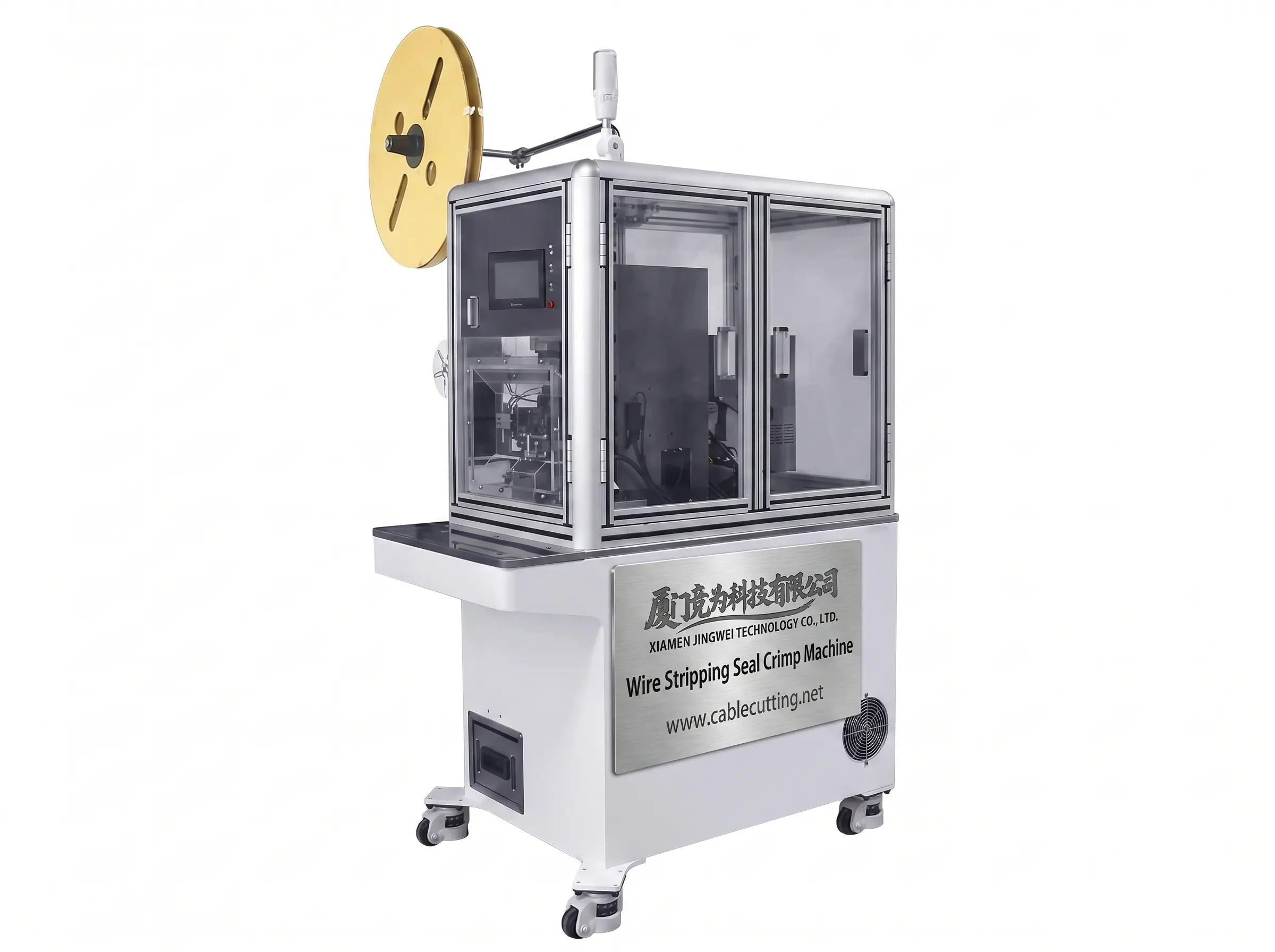 Semi-Auto Wire Strip Seal Crimp Machine WPM-5030