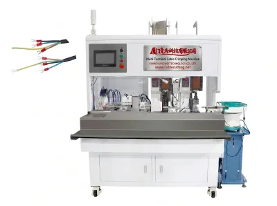 Multi-Core Sheath Cable Strip &amp; Ferrule Crimp machine WPM-32 — Demo Video