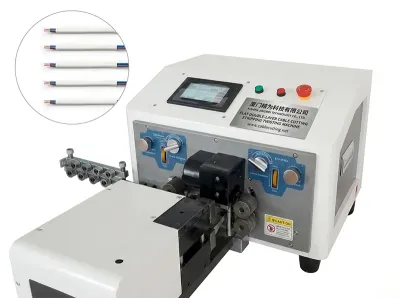 Pneumatic Electronic Wire Stripping Twisting Machine WPM-200T — Demo Video