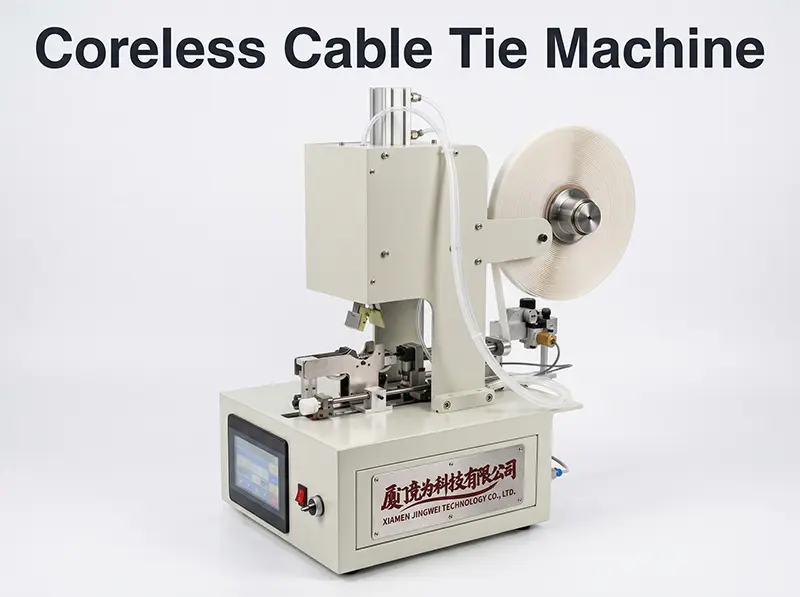 Automatic Coreless Cable Tie Machine for USB &amp; HDMI Cables WPM-85-40