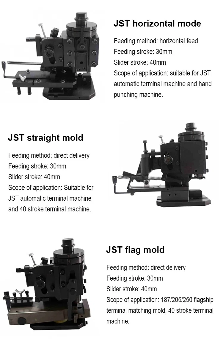 JST Flag Terminal Crimping Mold — Demo Video