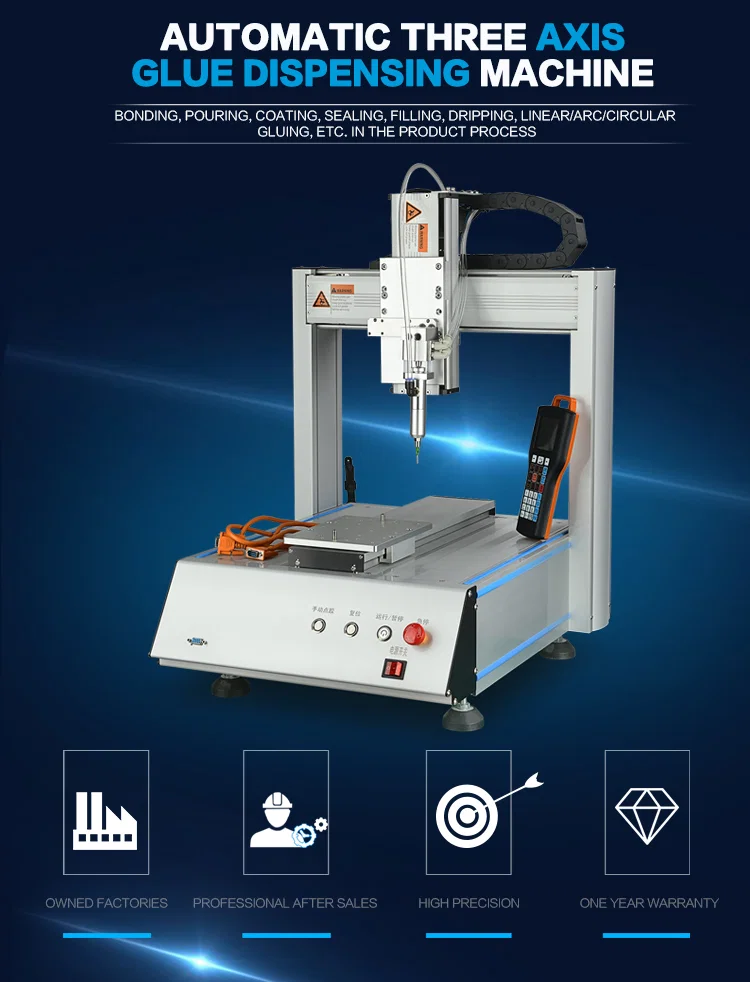 Universal Silicone Epoxy UV Glue Robot — Demo Video