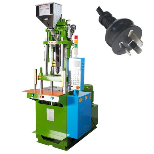 3-Pin Plug PVC Injection Molding Machine 45T Clamping Force 450ST