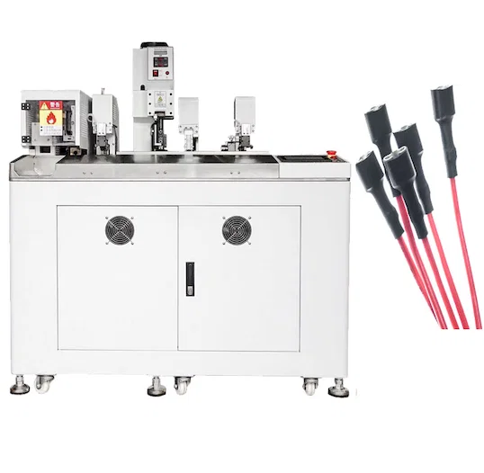 Automatic Heat Shrink Tube Insert & Twist Tin Crimp Machine WPM-006S