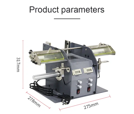 Double-Head Automatic Label Peeling Machine, 255cm/min, 4-200mm