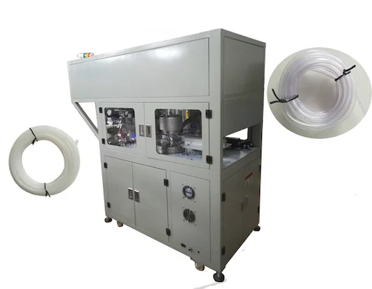 Automatic PE/PVC Tube Cutting Winding Tying Machine 02SL
