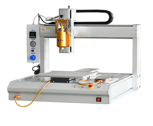 Automatic 30ML PUR Hot Melt Desktop Glue Dispensing Robot WPM-551