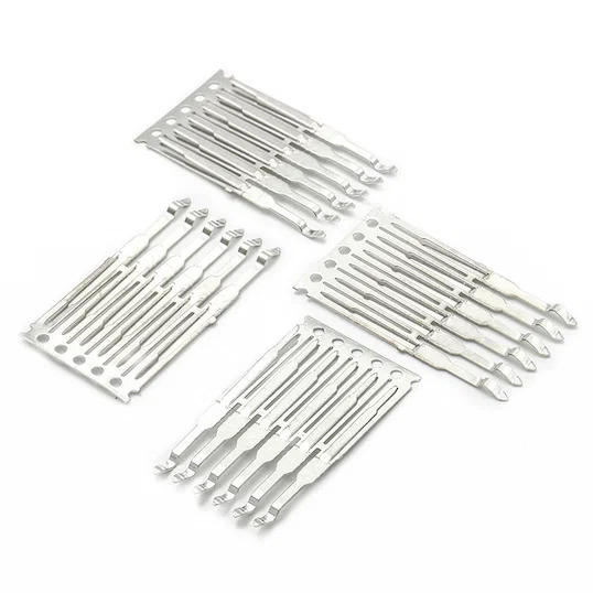 Brass Male PCB Solder Terminal Connectors - OEM Precision Stamping