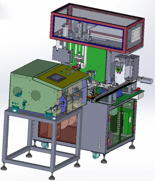 Coaxial Cable Cut Strip and Coil Bind Machine WPM-URT-81M with Video Guide