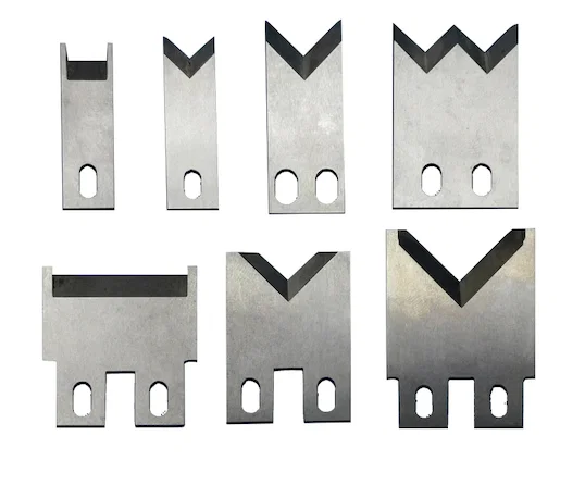 Wire Stripping Machine Blades: Flat, V, Round, Counter Knives