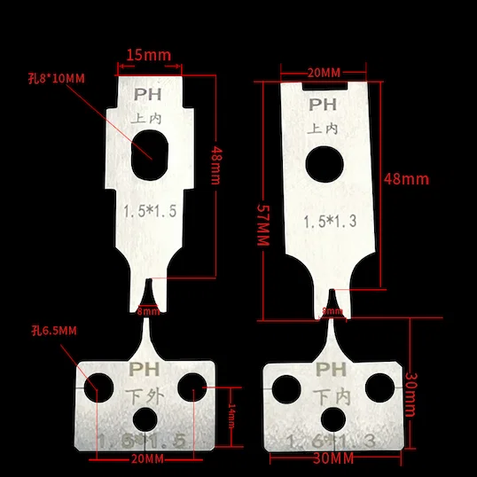 Automatic Terminal Crimping Machine Blades Set - DC53 Steel