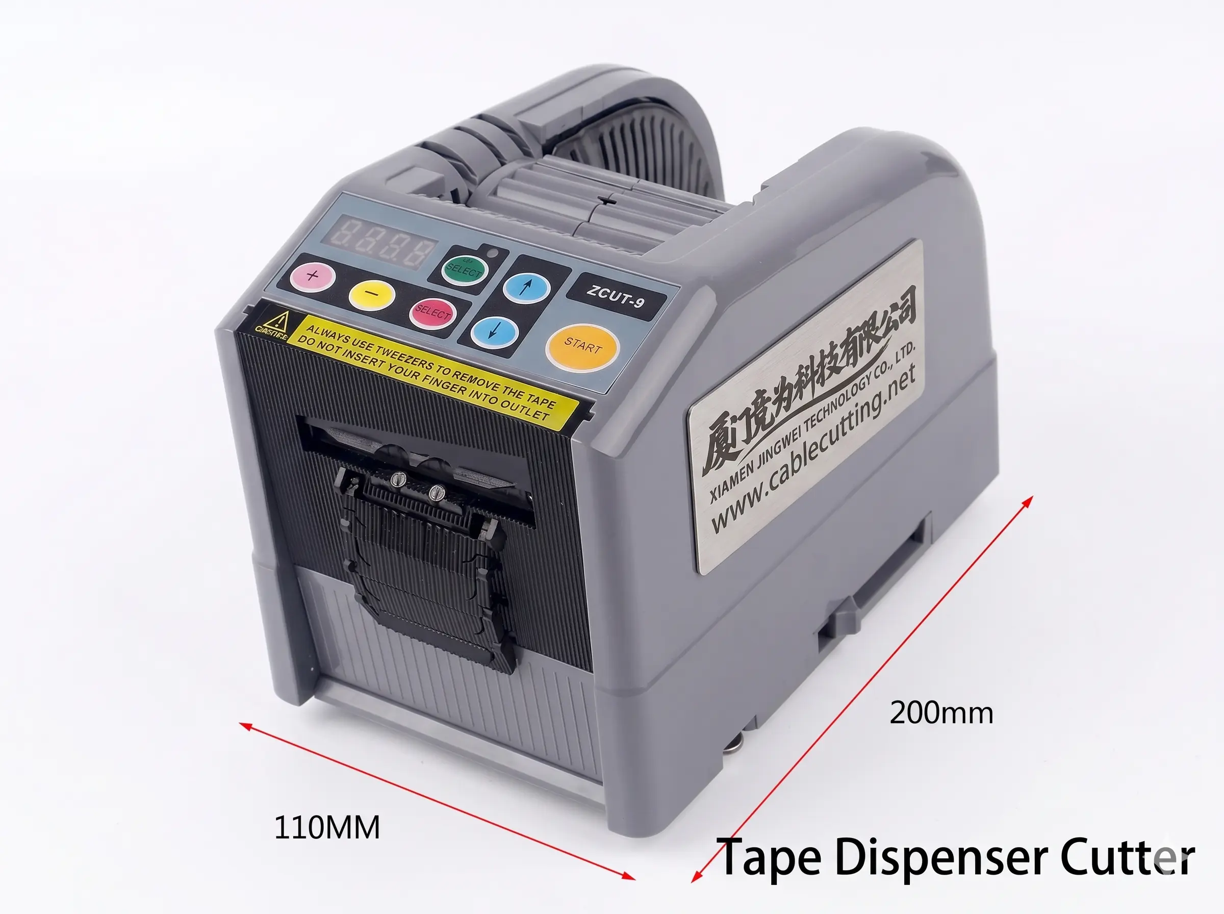 Automatic Tape Dispenser and Cutter for Packing and Shipping