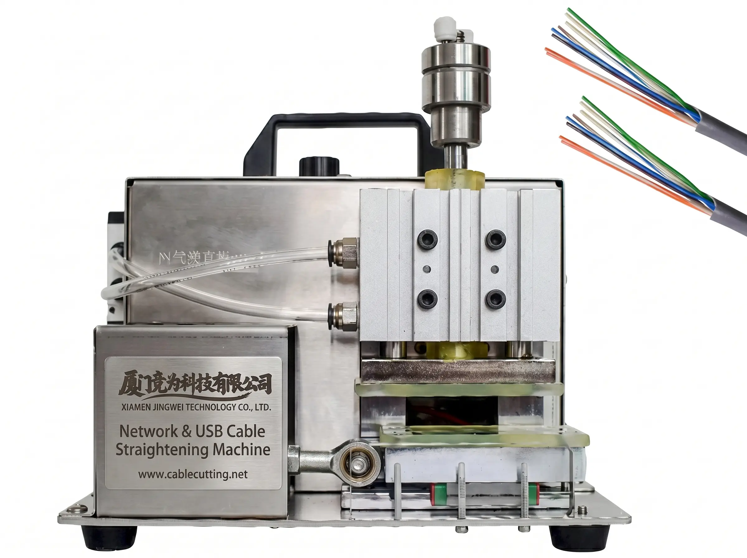 Network Cable Straightening Machine WPM-80-9D with Video Guide